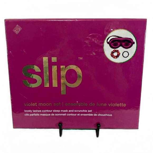 Slip VIOLET MOON Contour Sleep Eye Mask Scrunchies Set BEAUTY SLEEPOVER Sold Out - Picture 4 of 6
